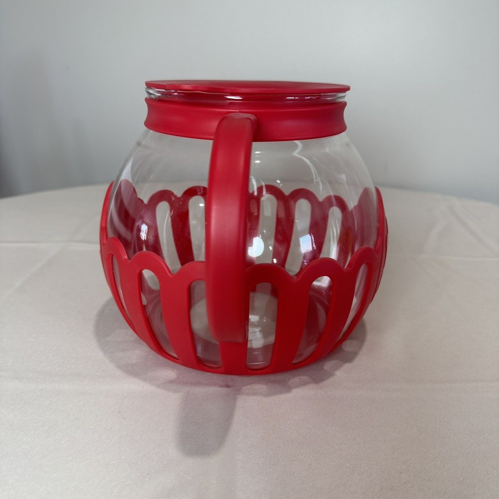 Ecolution Micro-Pop 3 Quart Microwave Popcorn Popper-Red