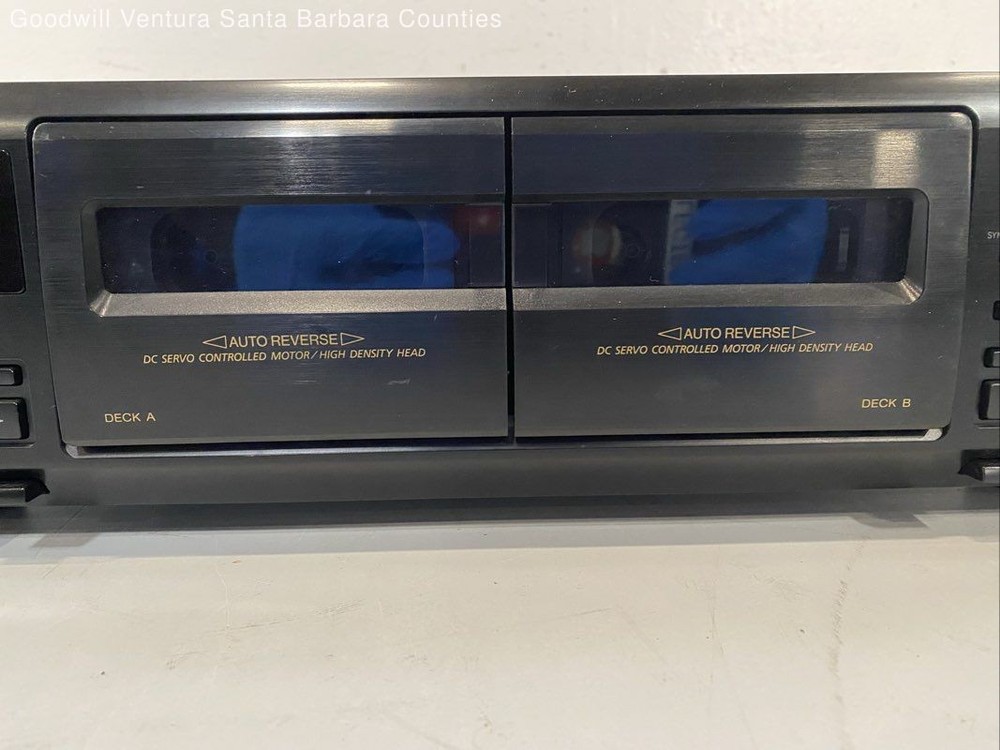 Sony Stereo Cassette Deck Model: TC-WR661 - Read