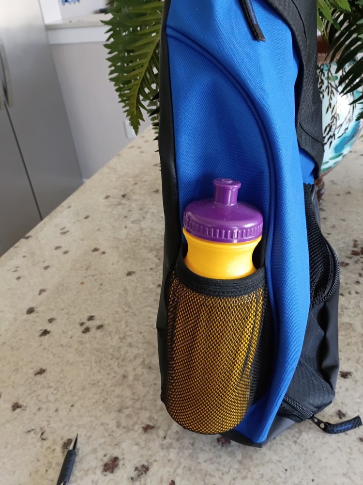 Native American Backpack with Water Bottle