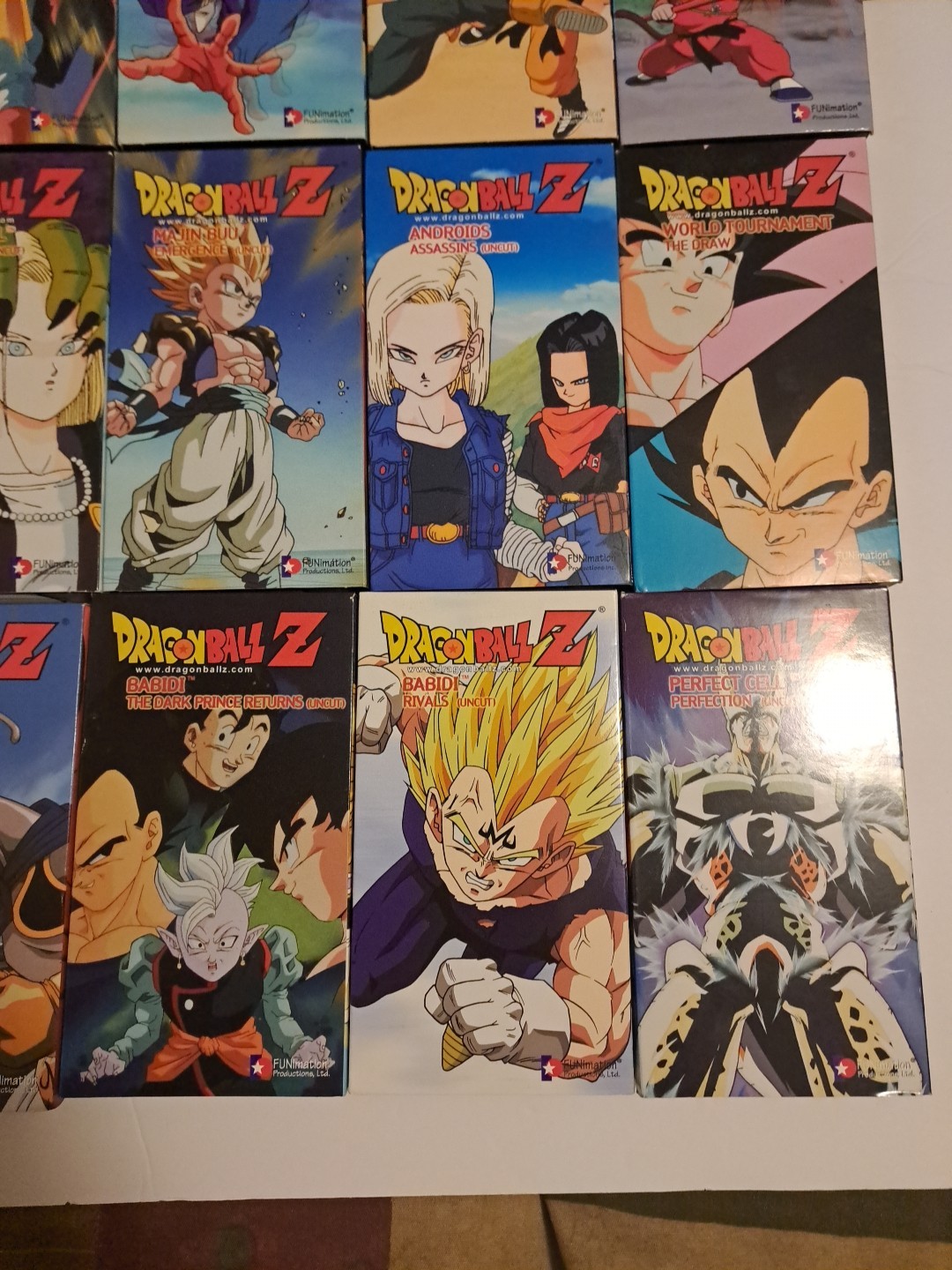 Dragon ball Z VHS Lot Of 25 Great Condition 11 Uncut