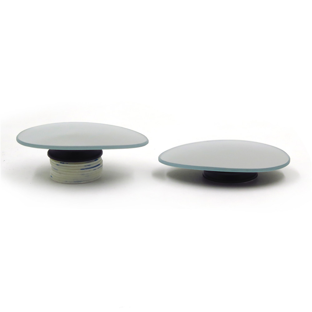 360° Adjustable Oval Wide Angle frameless Rear Side View Car Blind Spot Mirror