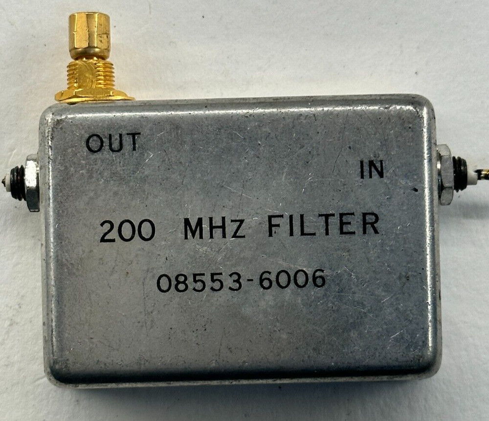 Keysight 08553-6006 200 Mhz Filter Assembly