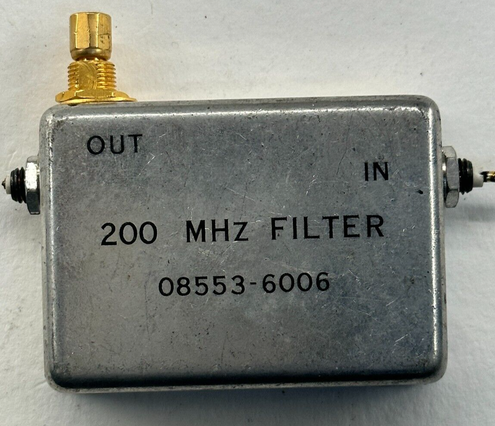 Keysight 08553-6006 200 Mhz Filter Assembly