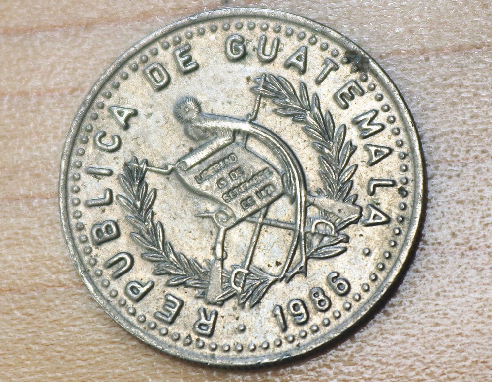 1986 Guatemala 10 Centavos