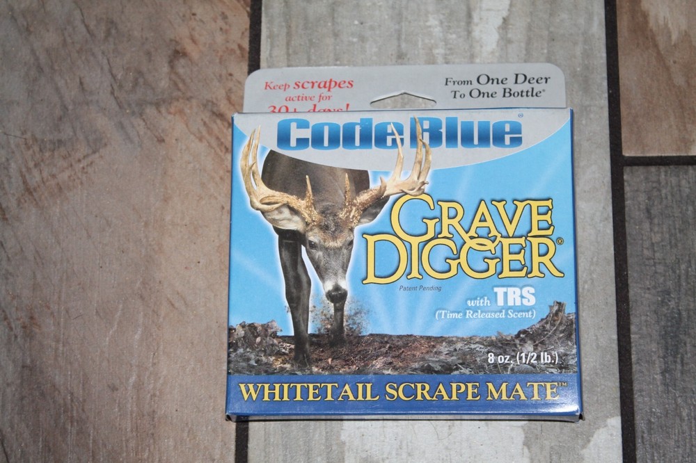 Code Blue Grave Digger Whitetail Buck Urine 8 oz. Soil Impregnated Time Release