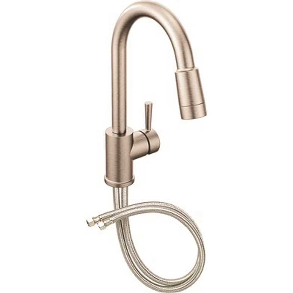 Edgestone Single-Handle Pull-Down Sprayer Kitchen Faucet in Classic SSL