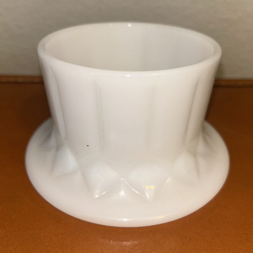 1969 Sam Berger Design Milk Glass Wine Bottle Coaster.