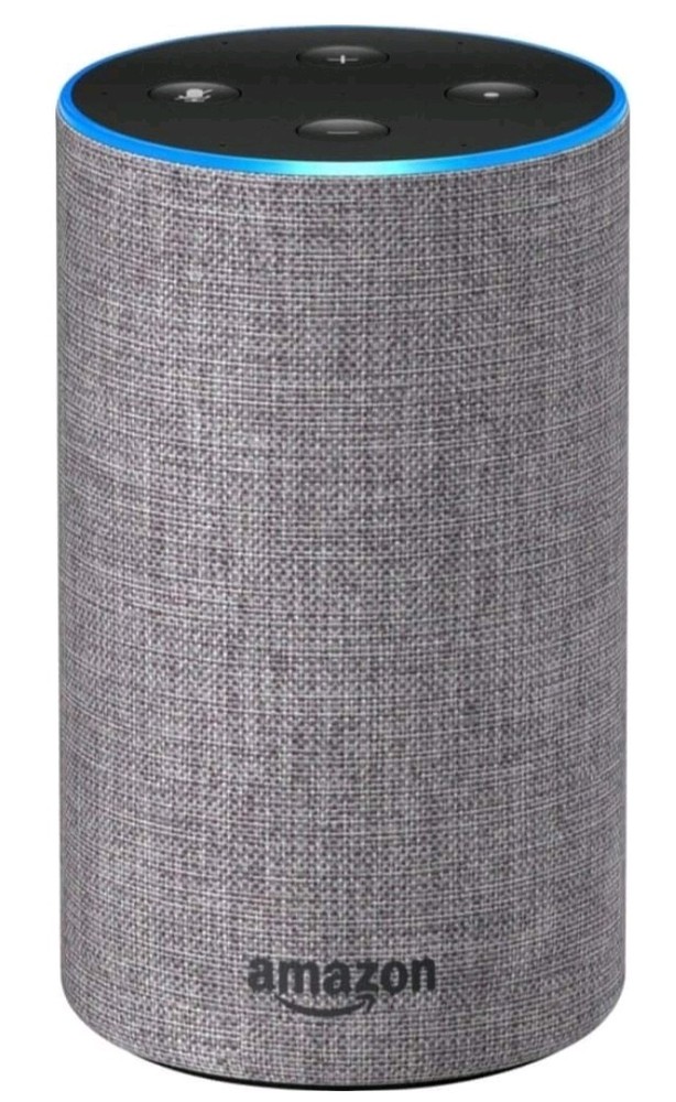 🔥 Amazon Echo 2nd Gen Alexa Smart Speaker, Gray, US Version | Certified Return