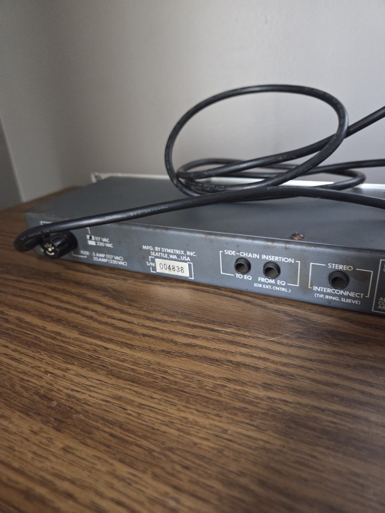 early symetrix 501 compressor limiter toggle version with valley people vca chip