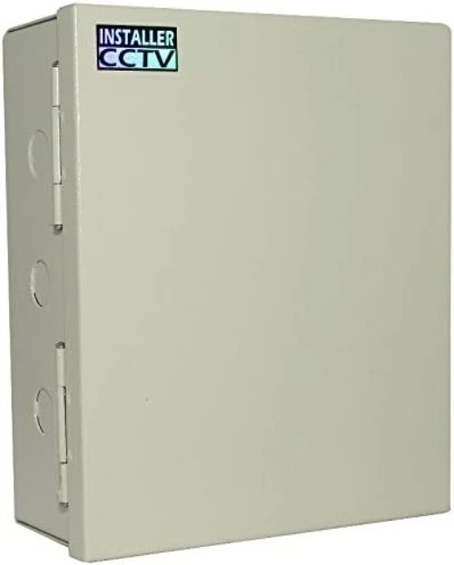 12V 12 Amp Power Supply Box with 18 Outputs for CCTV Security System - Listed