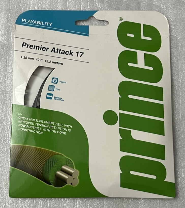 NEW Prince PREMIER  ATTACK  17 Tennis String Set