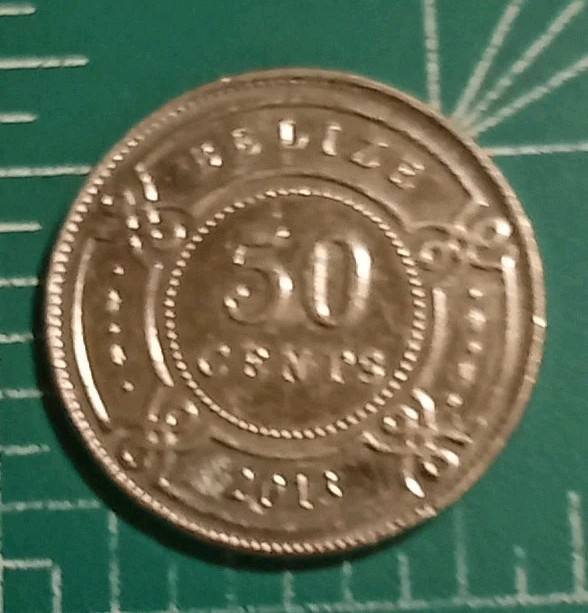 2013 Belize 50 Cents