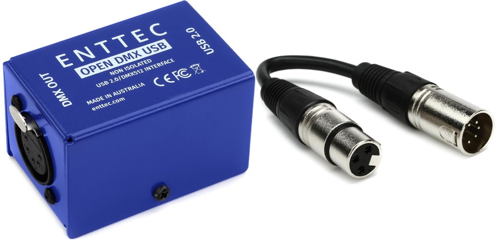 ENTTEC 70303 + Chauvet DJ DMX3F5M Value Bundle