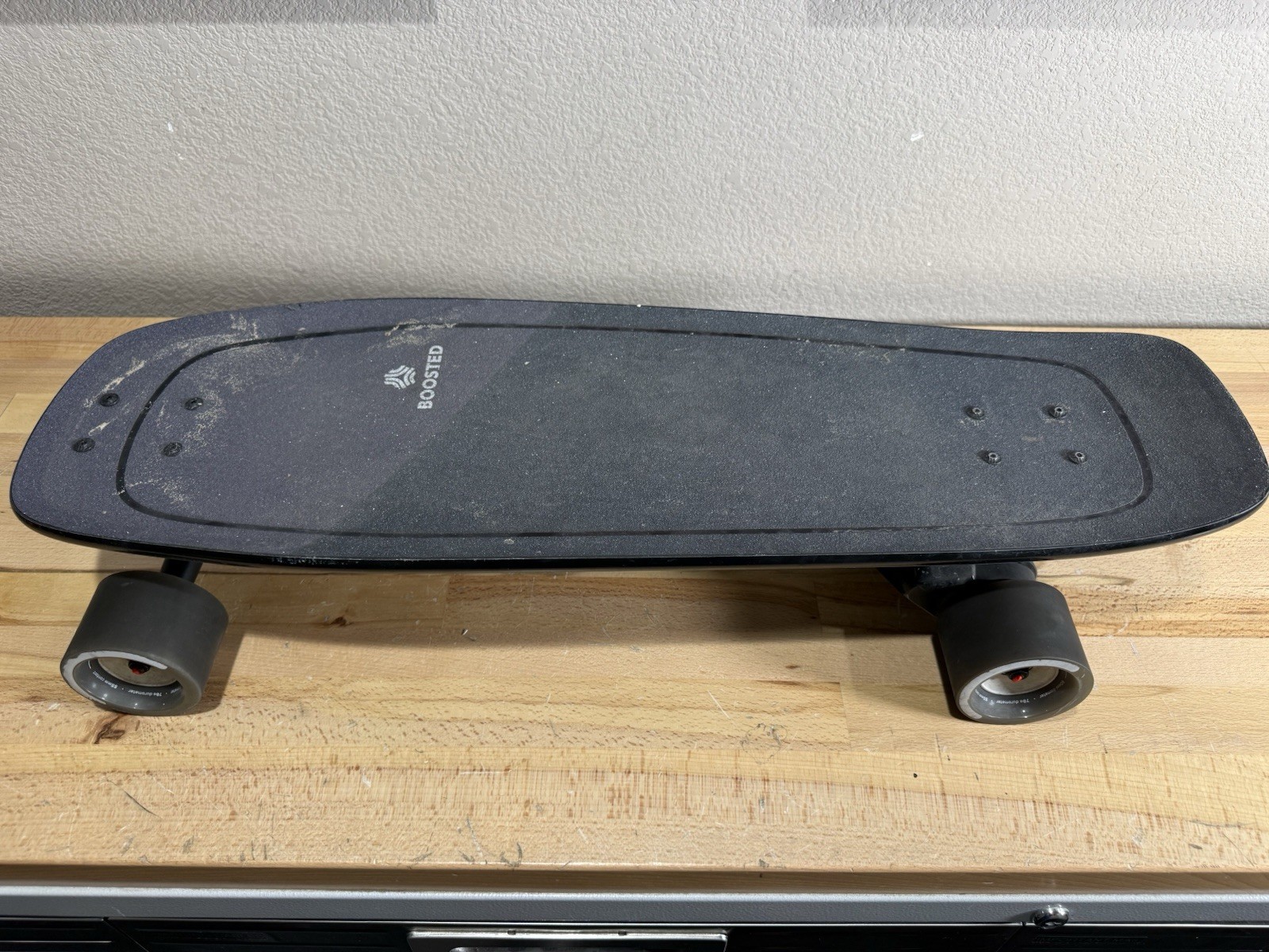 Incomplete Boosted Board Mini X Electric Skateboard Deck, Motors, Wheels Bad ESC