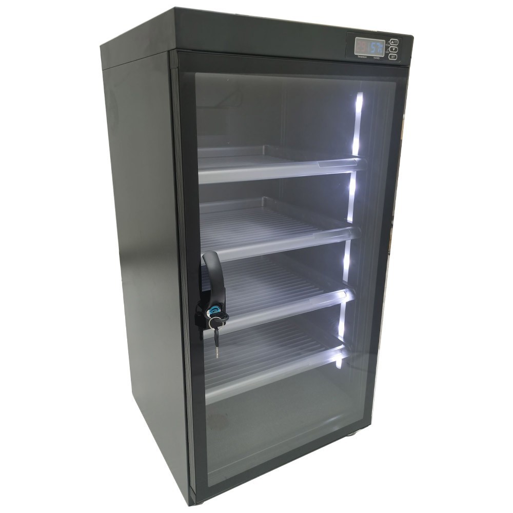 100L Full Automatic Digital Camera Dehumidify Storage Cabinet 5 Layers Camera Le
