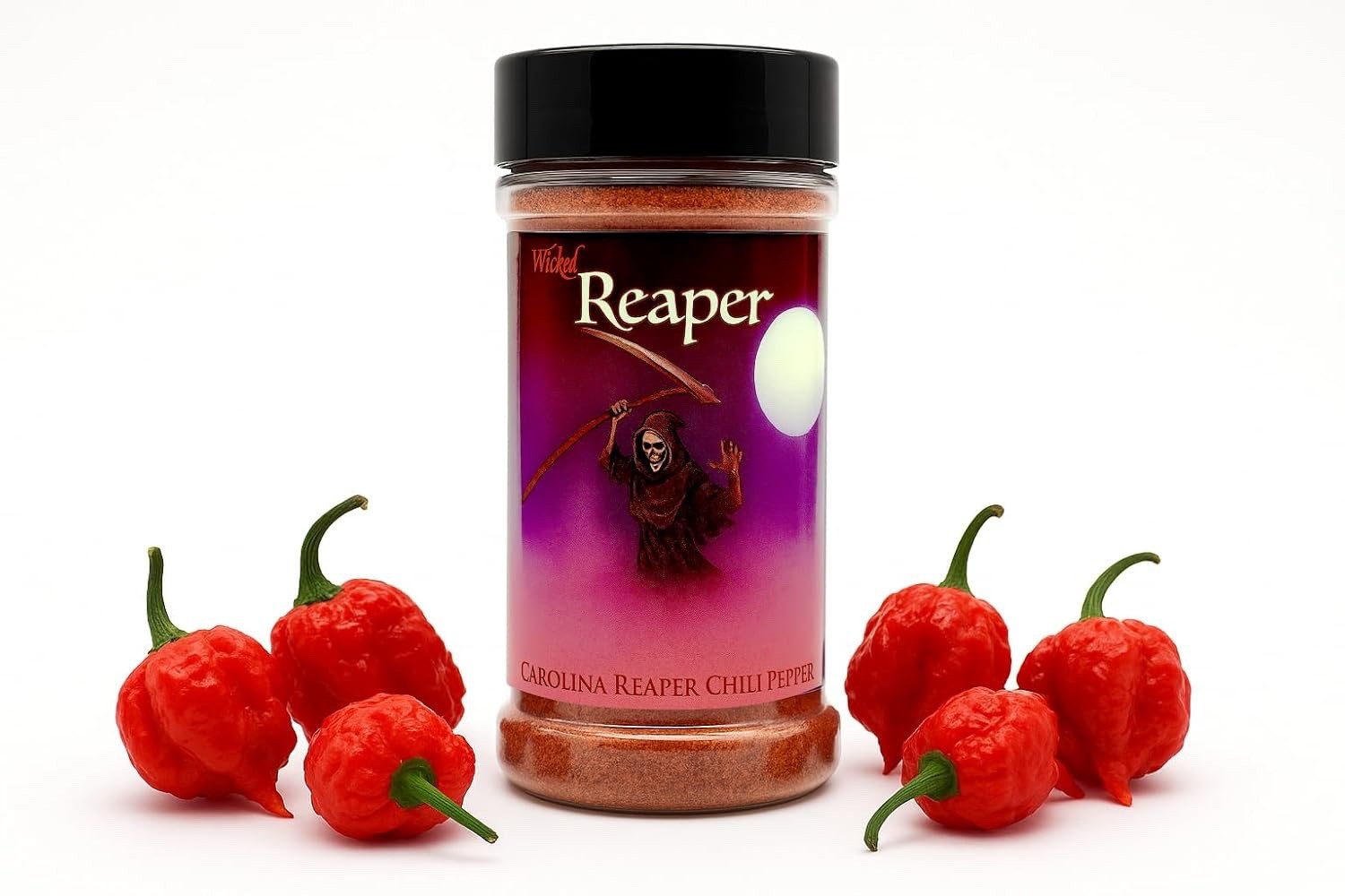 Wicked Reaper Carolina Reaper Chili Powder – 2 oz | Extreme Heat Dried Spice, 2.