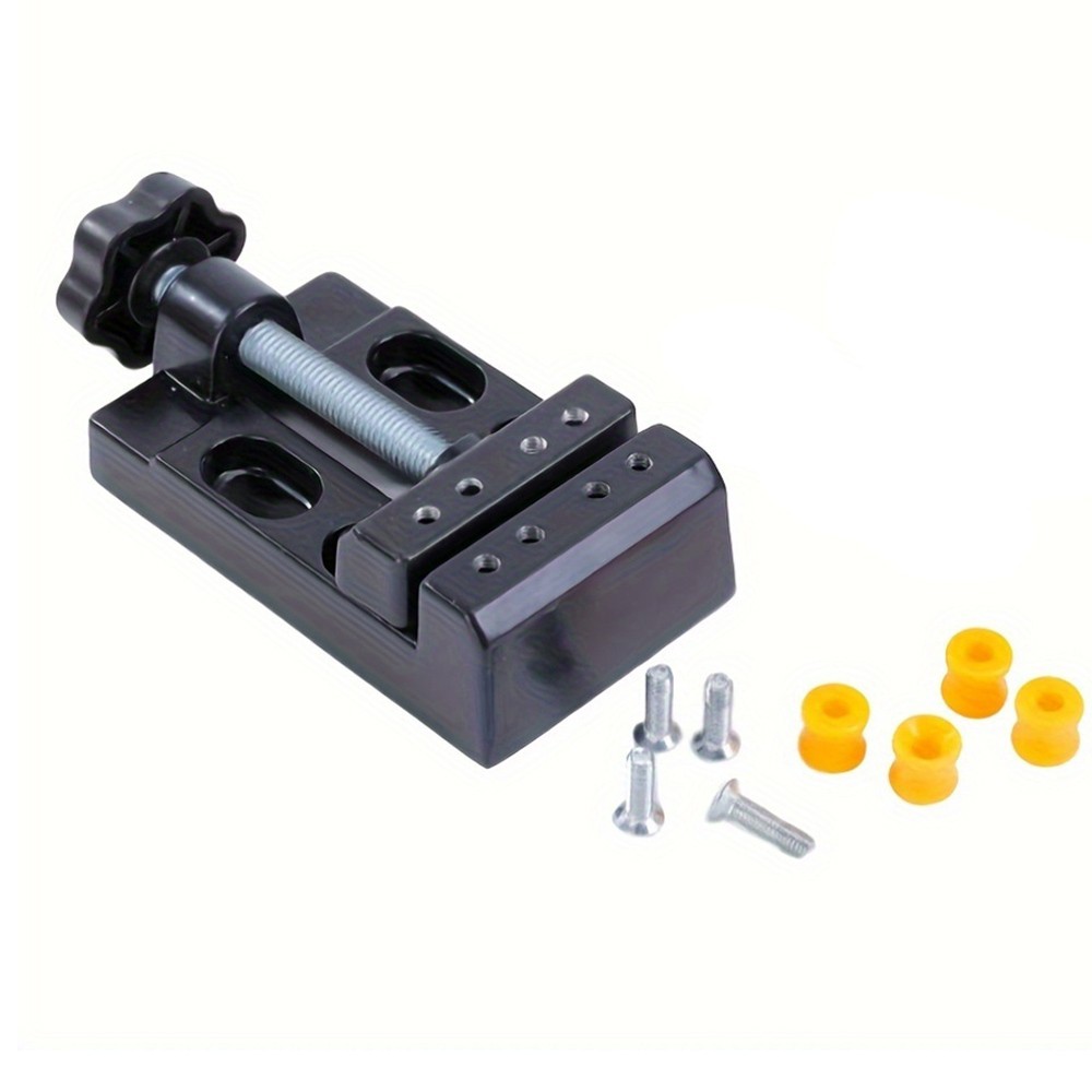 8 Hole Mini Multi-Function Flat Vise Clamp Bed Aluminum Alloy Bench Press Vice