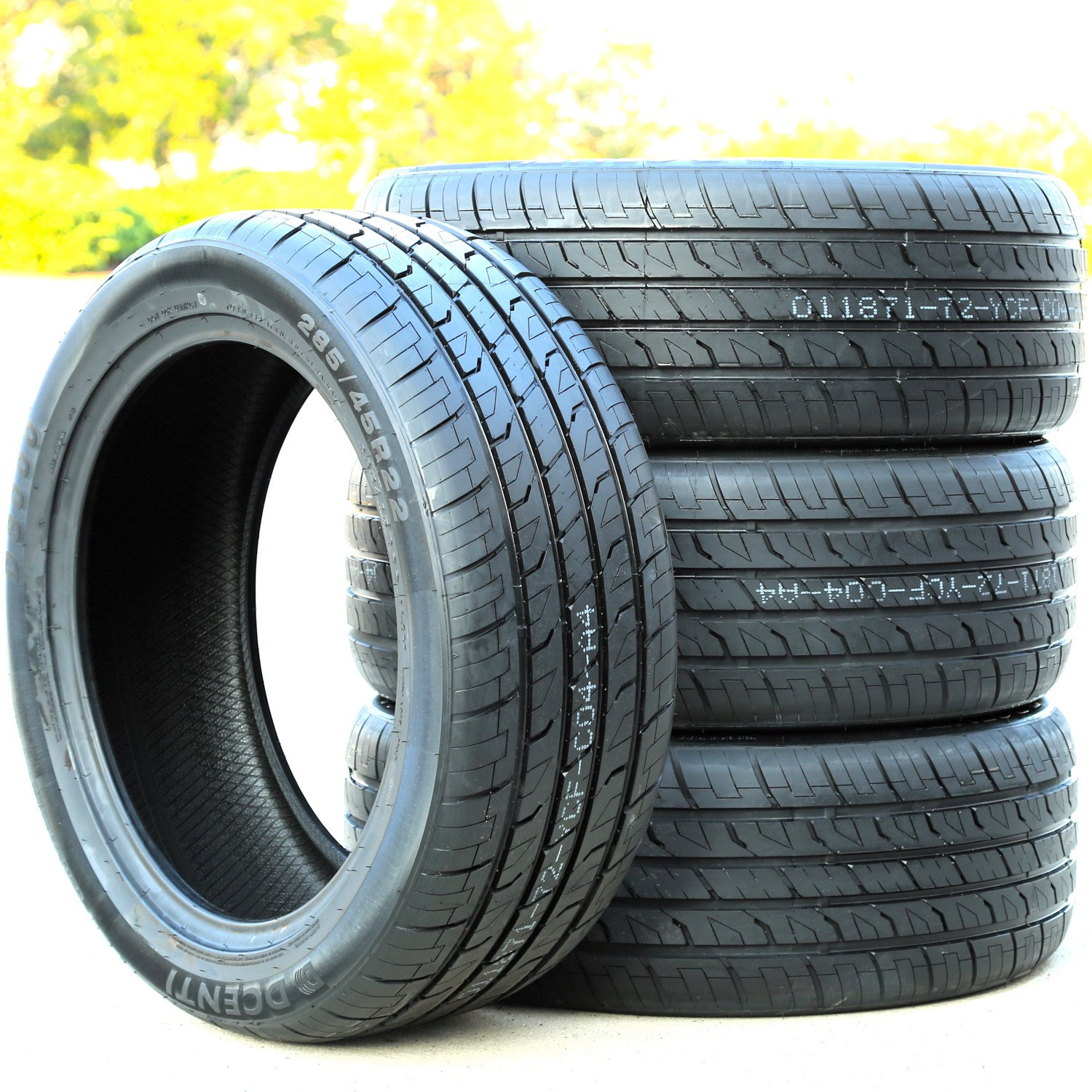 4 Tires Dcenti D8000 285/45R22 114V XL AS A/S Performance