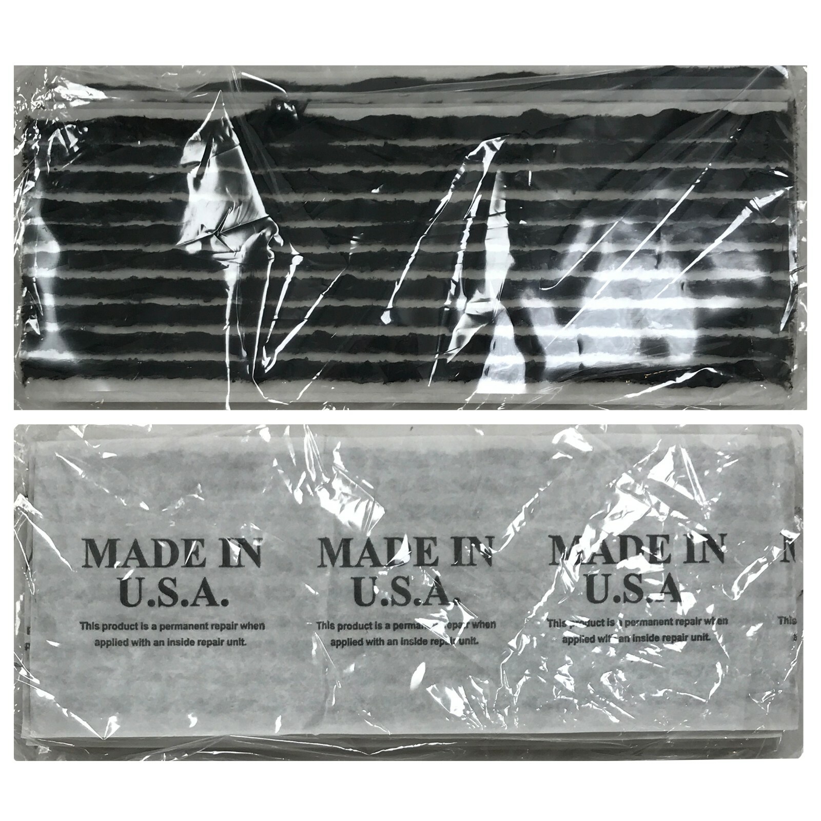 (50) Black 7" Inch Tire Plug Insert Tubeless Flat Tyre Repair Strings USA