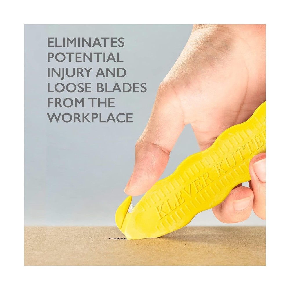 Box Cutter, Klever Kutter, 100/Pack Yellow