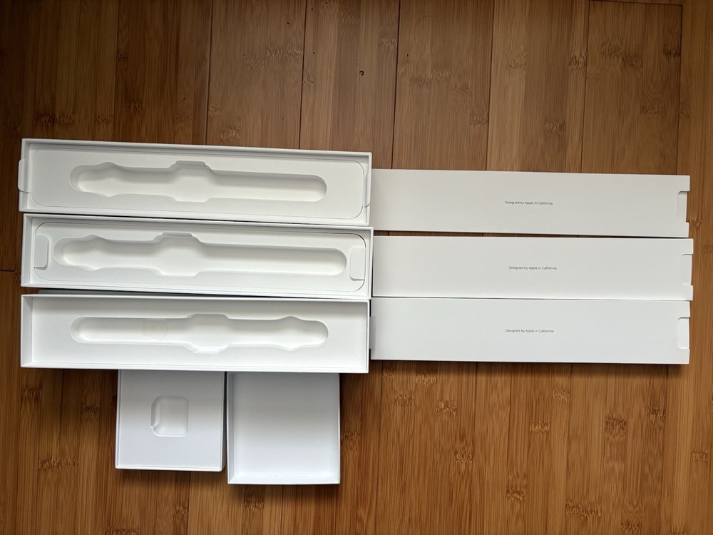 Lot Of 4 Apple Watch EMPTY BOXES ONLY