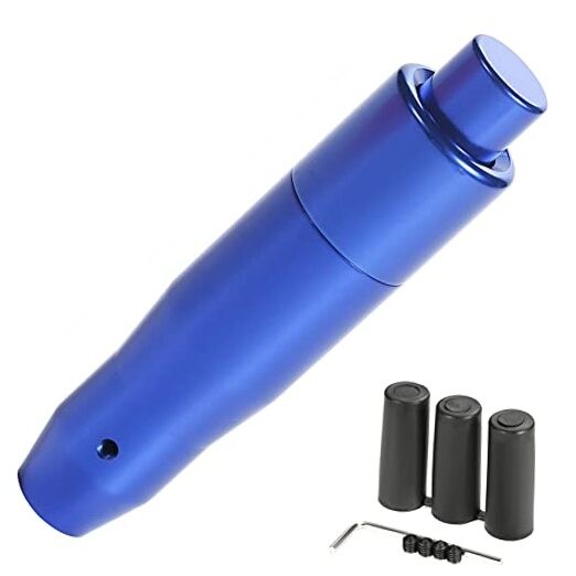 5" Weighted Gear Stick Shift Handle Automatic Push Button Shifter Knob Blue
