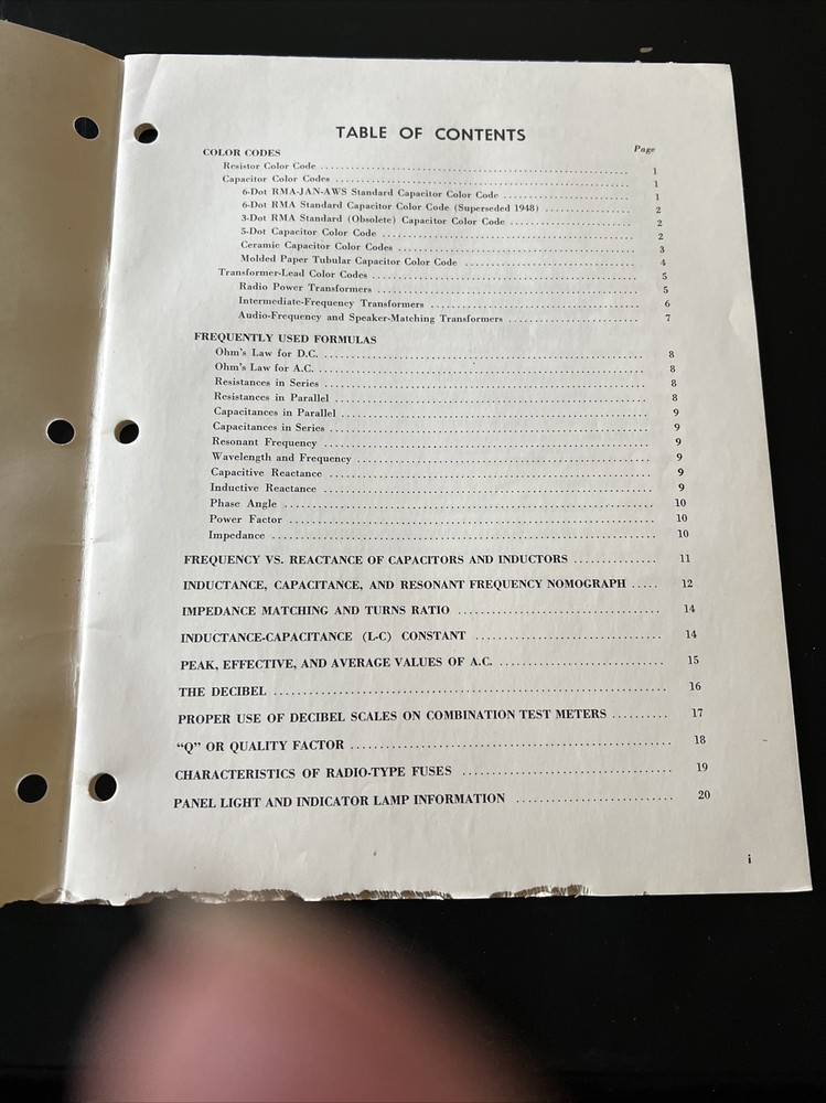 1952 PHILCO Radio home study, electronics reference manual brochure