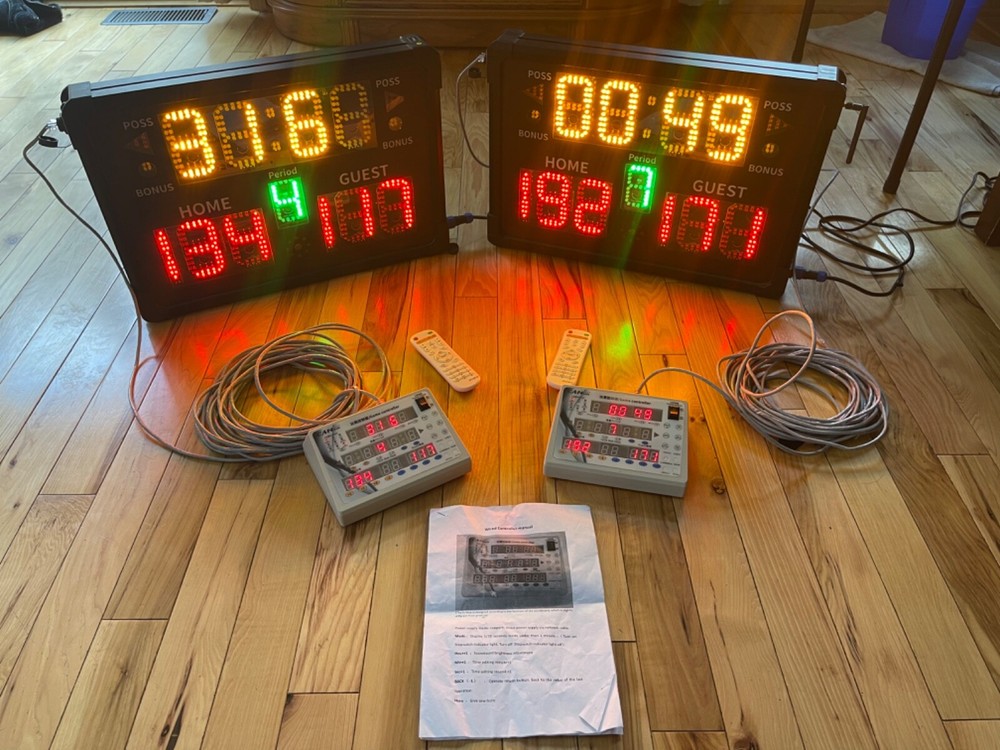 BASKETBALL Scoreboards (2) Multi Function/Control **SEE DESCRIPTION**