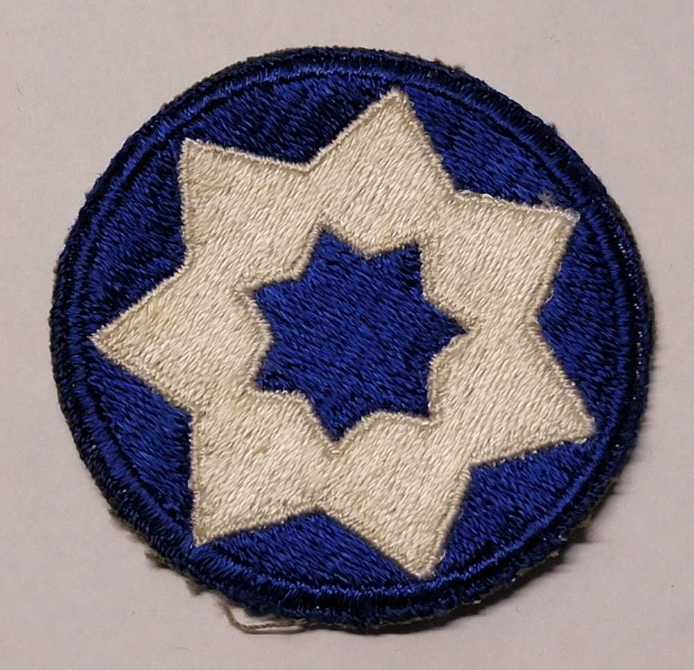 U.S. ARMY 7th SERVICE COMMAND Vintage Patch WWII