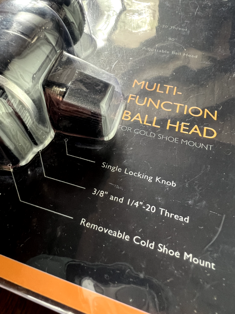 NEW! Vello Multi-Function Adjustable Ball Head CS-BH2 for Camera Cold Shoe Mount
