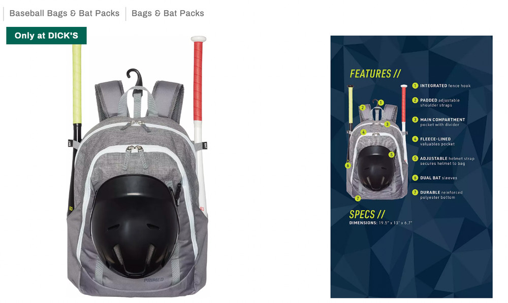 Kids Baseball/ Softball Bat Pack