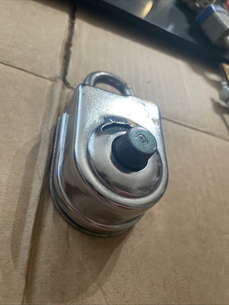 Sargent & Greenleaf 1983 Key Changing Combination Padlock 8077A No Code !