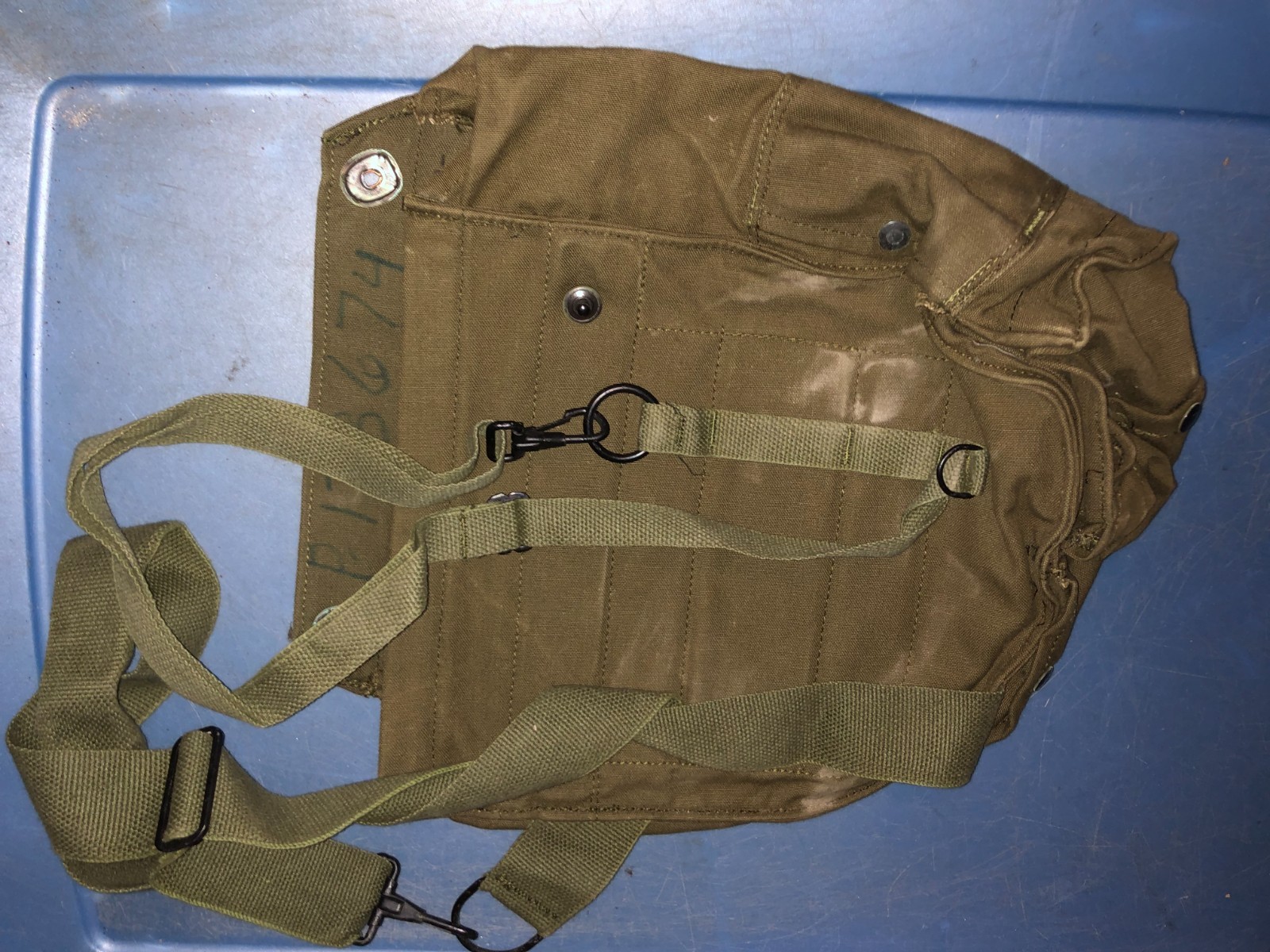 Vietnam War US Army M17A1 GAS MASK Bag