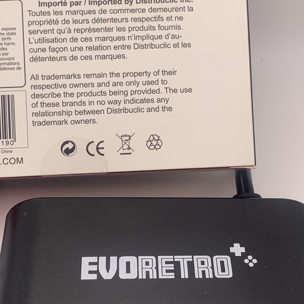 EVORETRO 4 Port Adapter for Gamecube Controller Wii U, Switch, and PC USB
