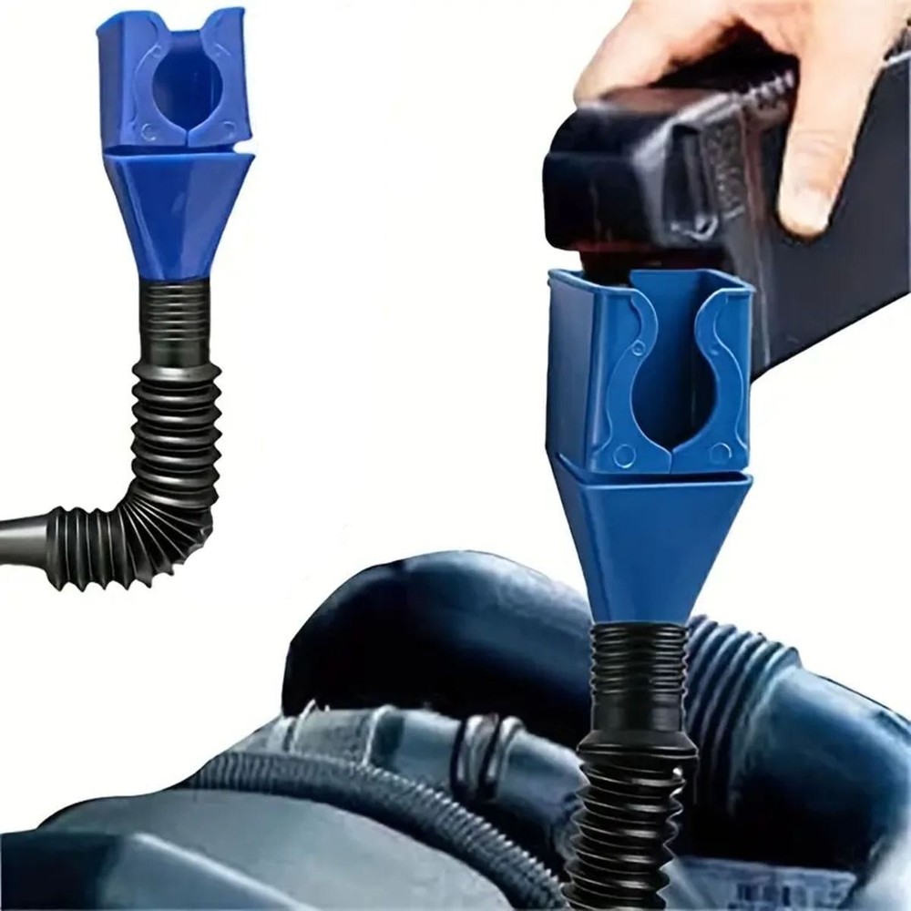 New Universal Plastic Clasp Funnel, Multi-Function Flexible Draining Tool
