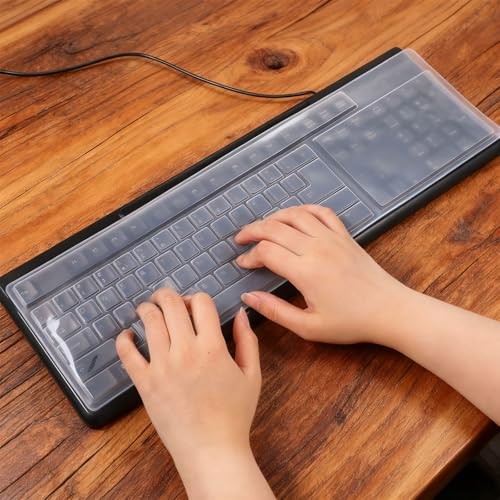 Universal Keyboard Cover Protector Skin for Desktop Computer Keys Waterproof