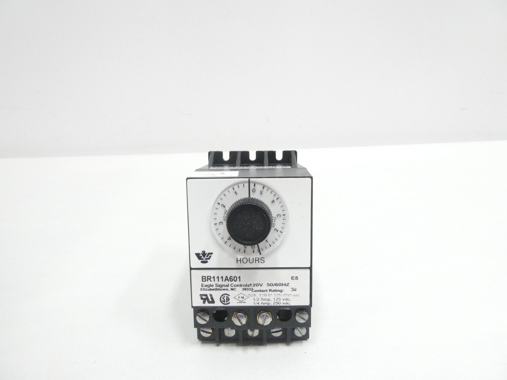 Eagle Signal BR111A601 Timer 0-5hours 120v-ac