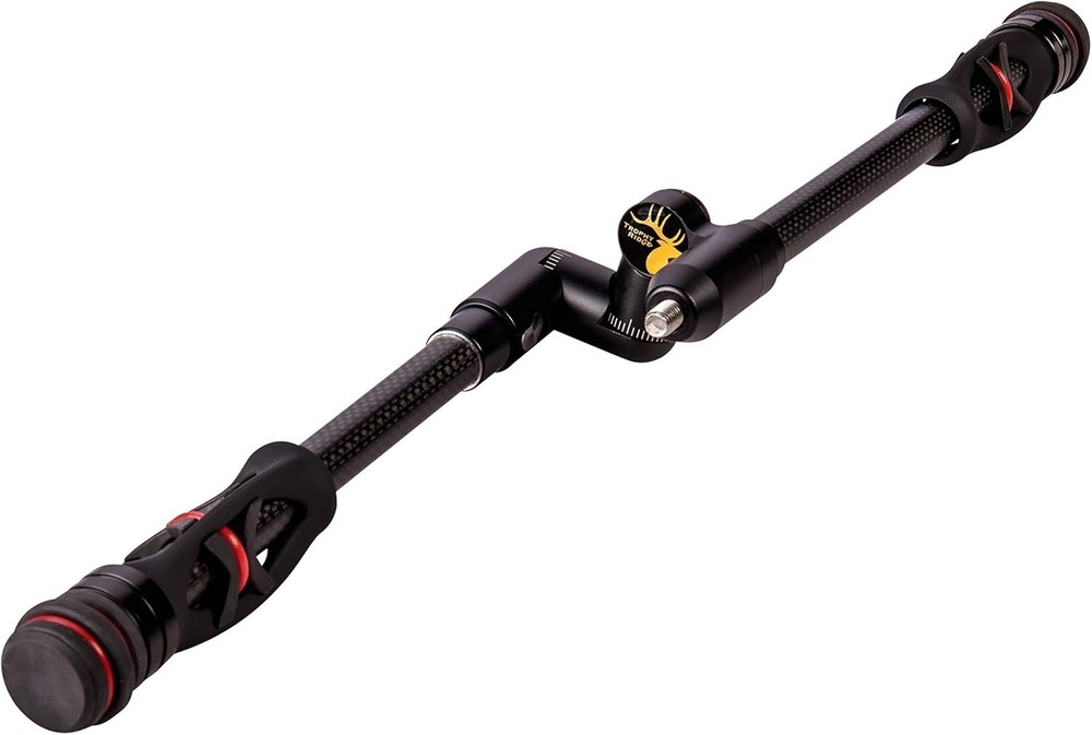 Noise-Reducing Bow Stabilizer with Quick Connect System and Two Weights Included