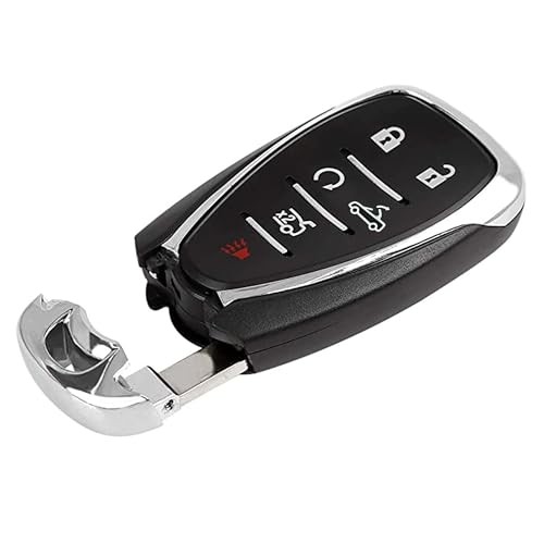 6-Button Replacement Key Fob Shell Cover for Chevy Camaro Keyless Entry