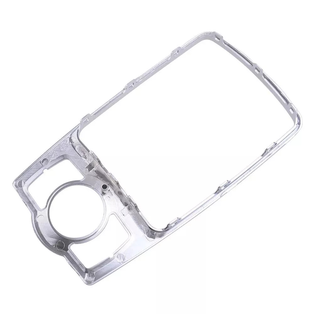 4F0864260 Front MMI Console Frame Silver Chrome Cover Trim For Audi A6 C6 S6