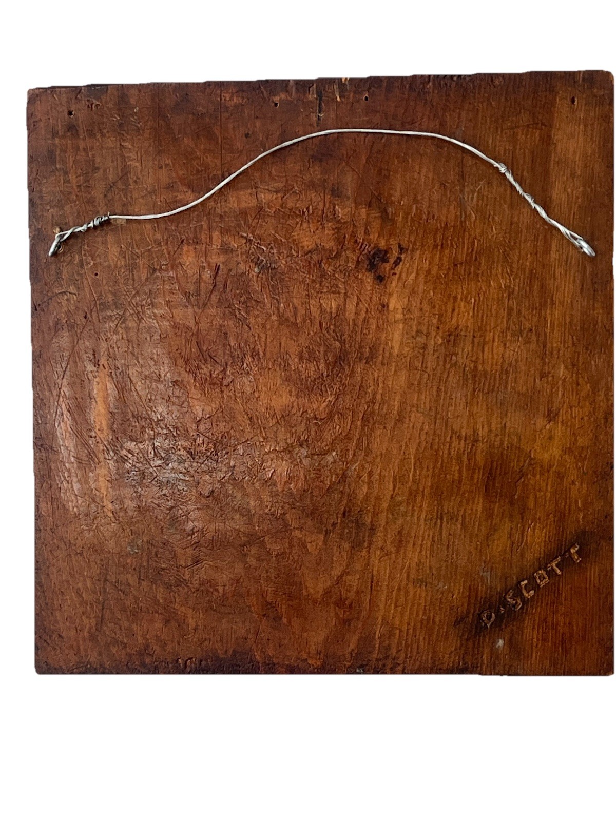 Eastern Woodlands Arrowhead Collection on Native American Wood Relief, Signed