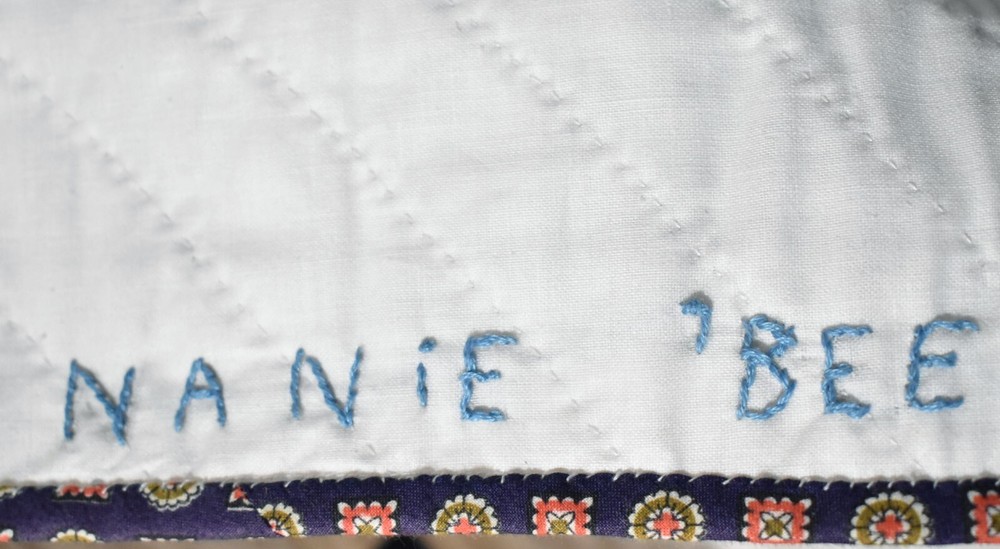 Vintage Double Nine Patch Antique Quilt, Mint Condition ~Signed & Dated "1964"!