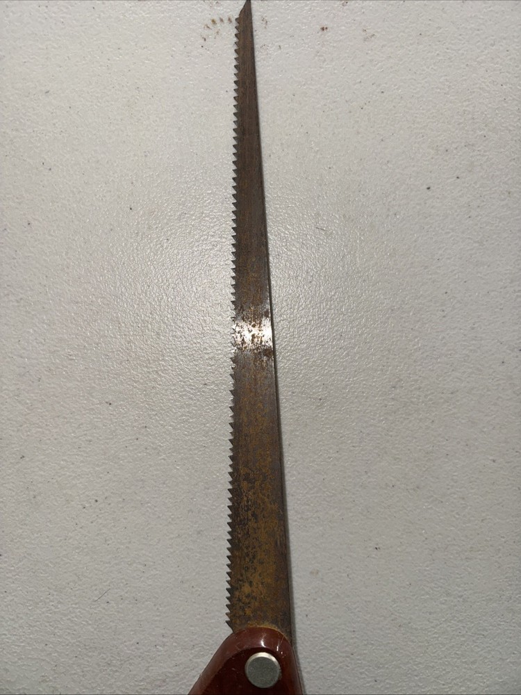 Vintage Hand Saw Ornate Bakelite Handle