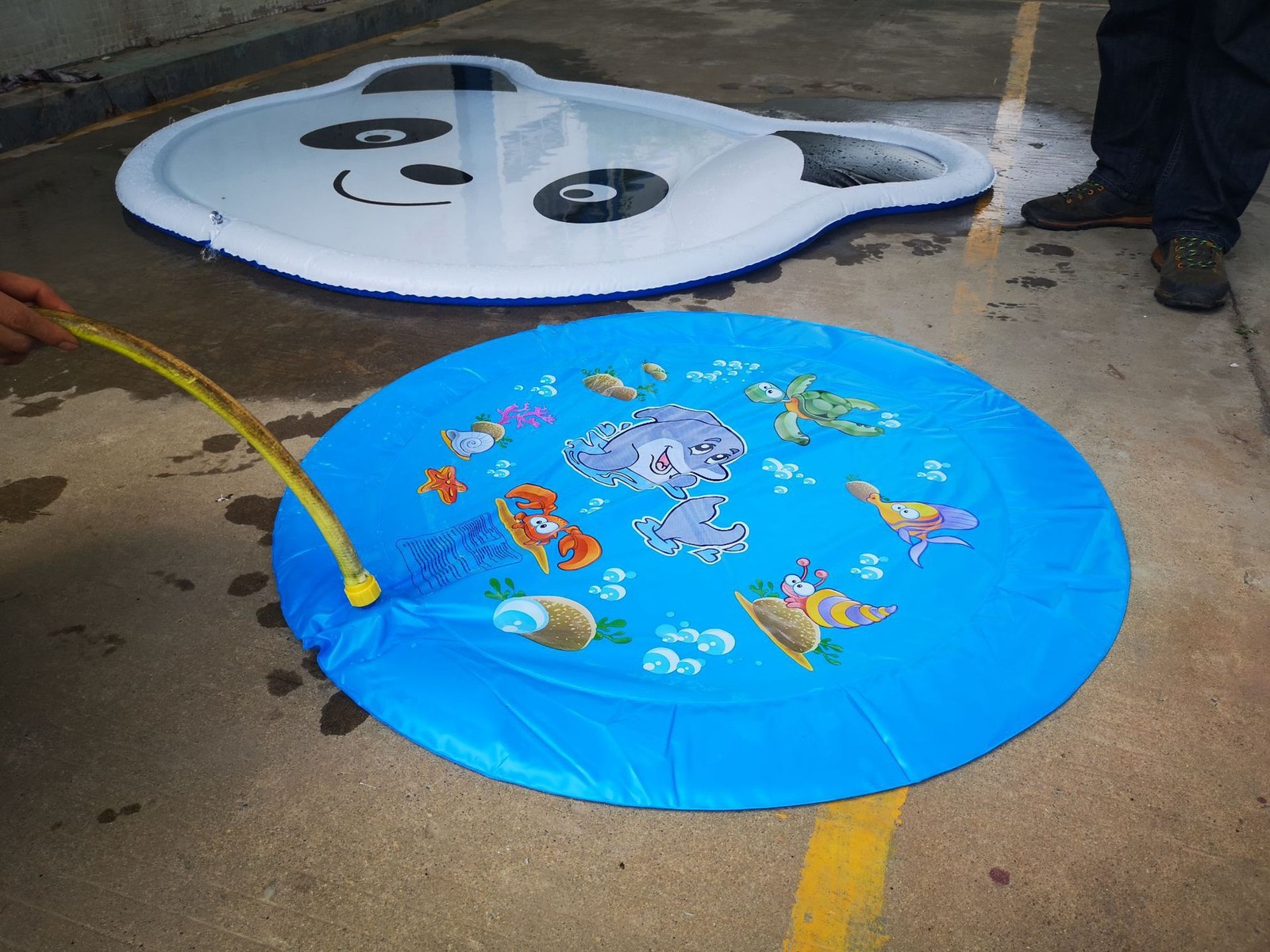 Durable Children's Water Spray Pool Mat | Splash Play Pad Mat | Water Spray Pool