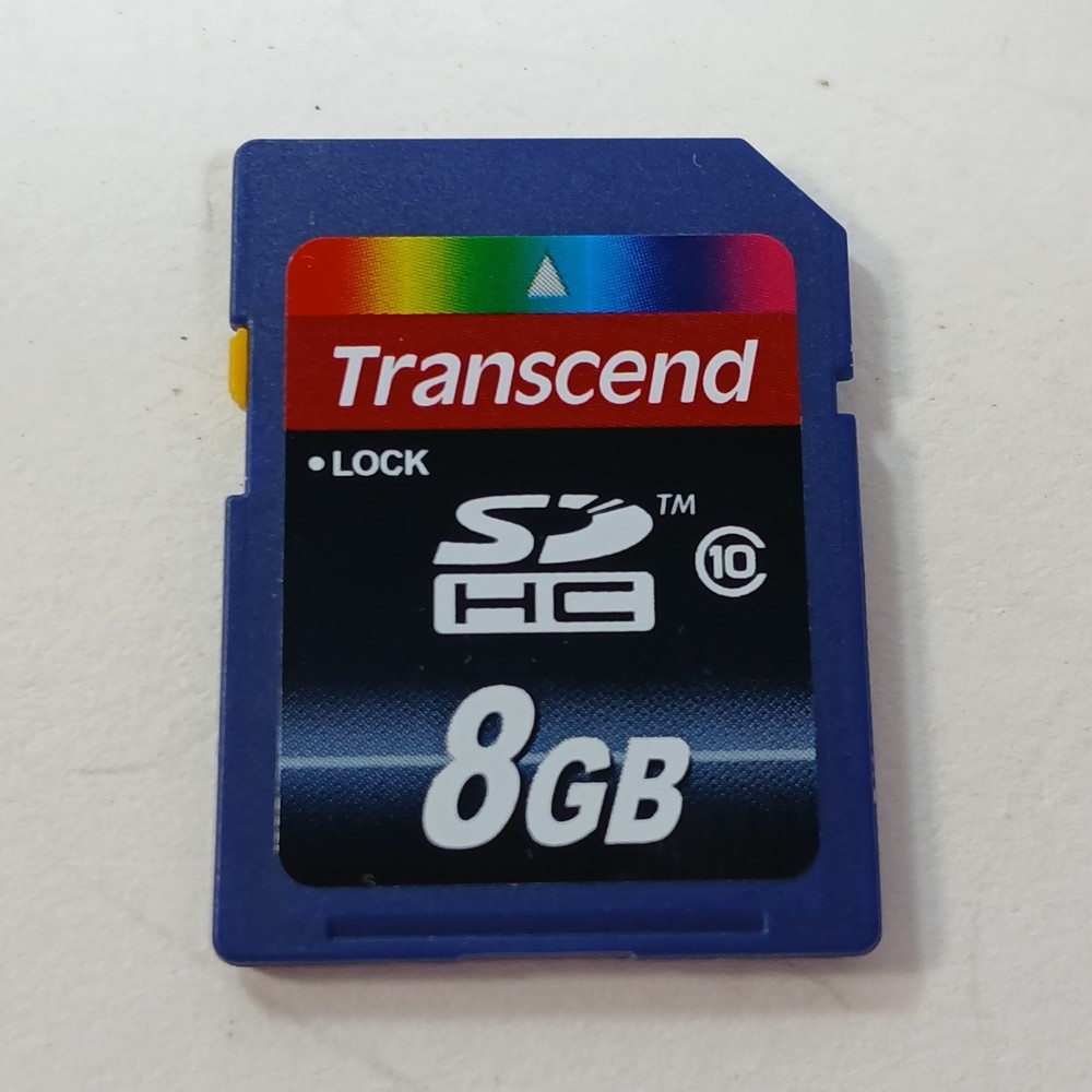 8GB Transcend SDHC CL10 Secure Digital Memory Card