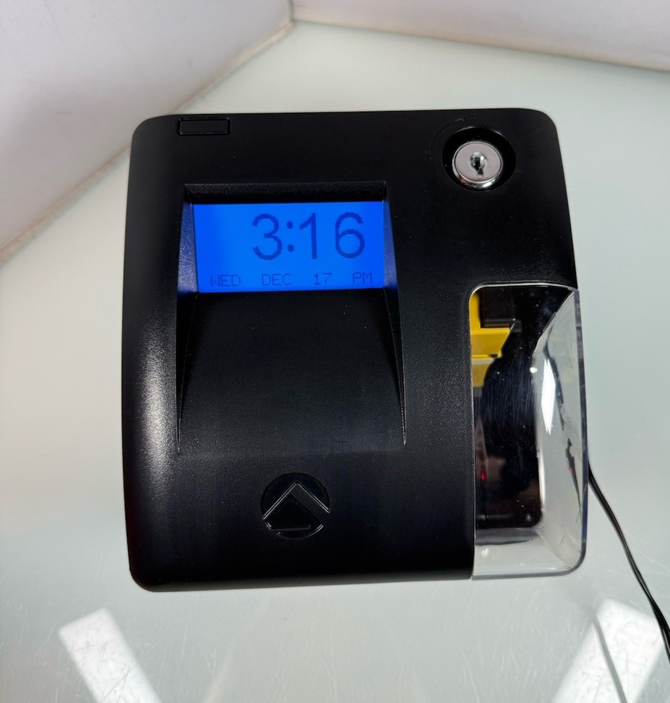 Pyramid 3600SS Time Systems SmartSite Work Time Clock & Document Stamp - NO KEY