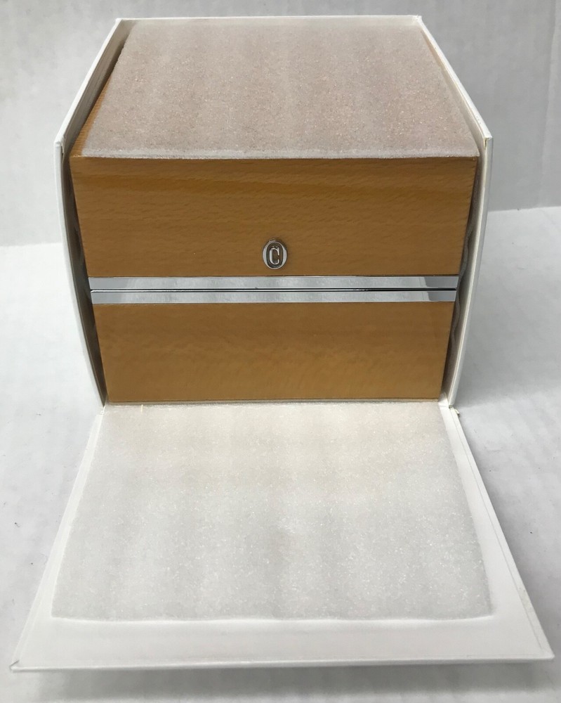 Concord vintage Authentic Wood Watch Box Presentation display Storage Case