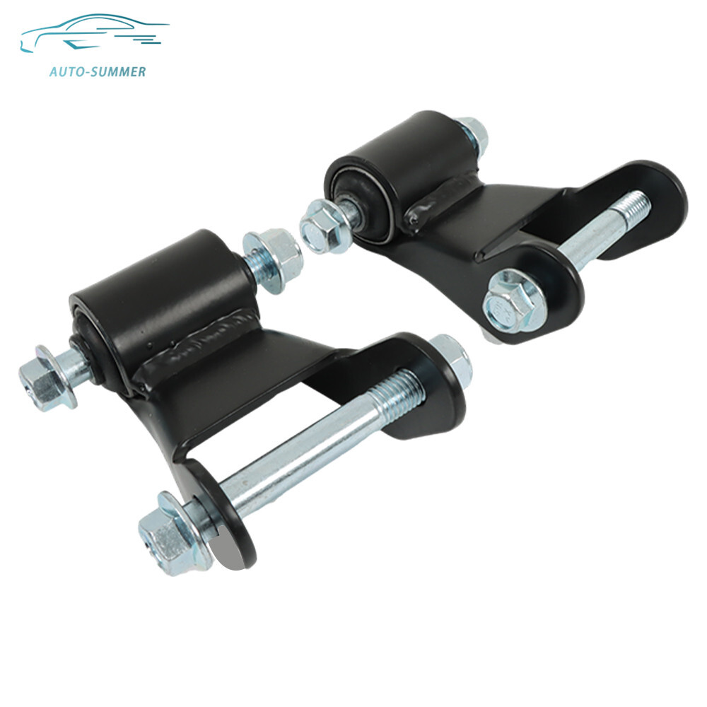 For 1999-2013 Chevy Silverado 1500 Rear Leaf Spring Hanger Bracket Shackle Kit