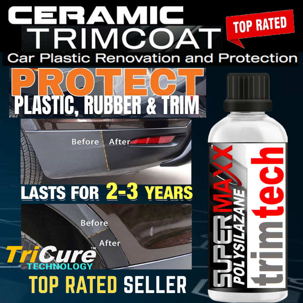 XTREME NANO PLASTIC PROTECTOR CERAMIC TRIM COAT 2-3 YEAR CERAMIC CAR COATING
