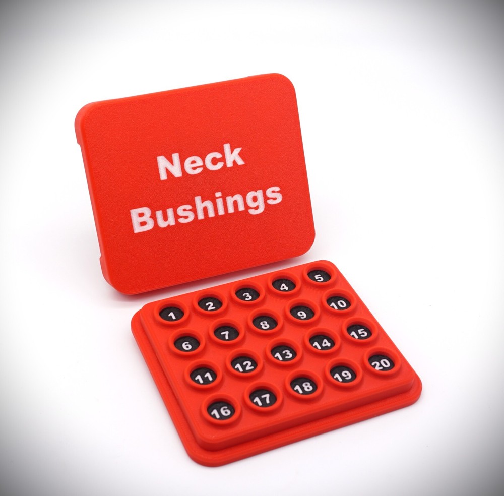 Redding RCBS Neck Sizer Die Bushing Storage Case Compatible Organizer By RMD3D